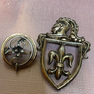 Two French style brooches